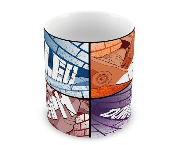 Caneca Polímero Tartarugas Ninja Personalizada