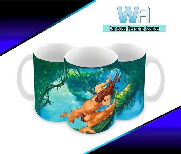 Caneca Polímero Tarzan Personalizada