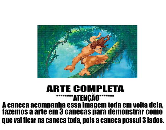 Caneca Polímero Tarzan Personalizada