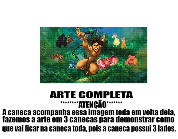 Caneca Polímero Tarzan Personalizada