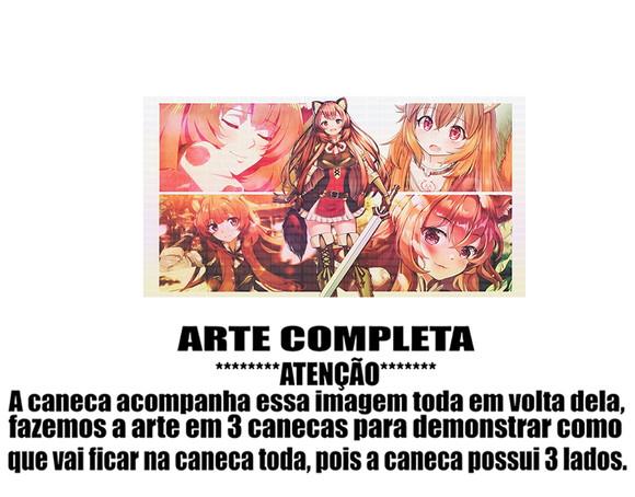 Caneca Polímero Tate no Yuusha no Nariagari Personalizada