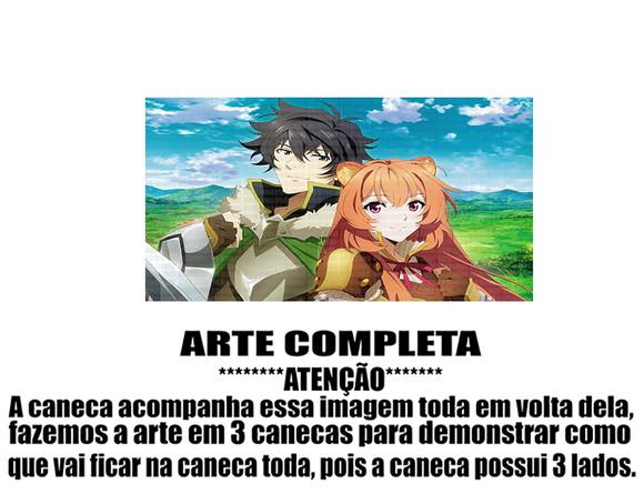 Caneca Polímero Tate no Yuusha no Nariagari Personalizada