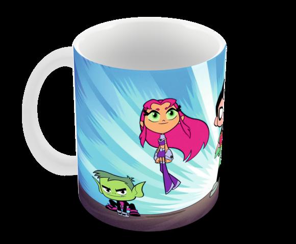 Caneca Polímero Teen Titans Go Personalizada