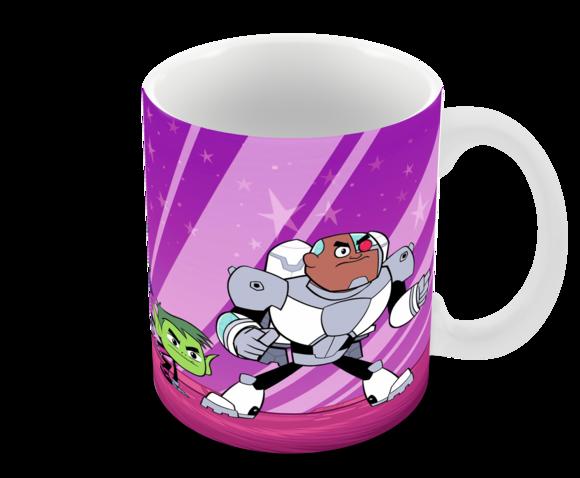 Caneca Polímero Teen Titans Go Personalizada