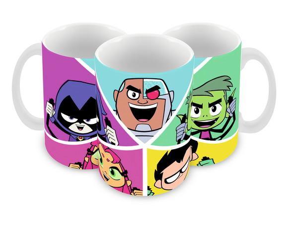 Caneca Polímero Teen Titans Go Personalizada
