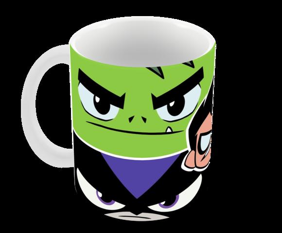 Caneca Polímero Teen Titans Go Personalizada