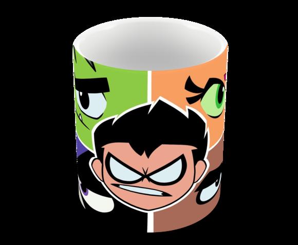 Caneca Polímero Teen Titans Go Personalizada