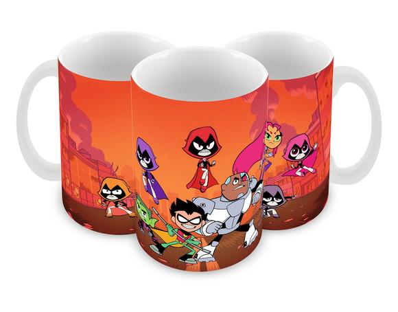 Caneca Polímero Teen Titans Go Personalizada