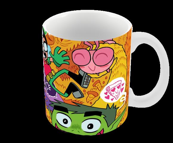 Caneca Polímero Teen Titans Go Personalizada