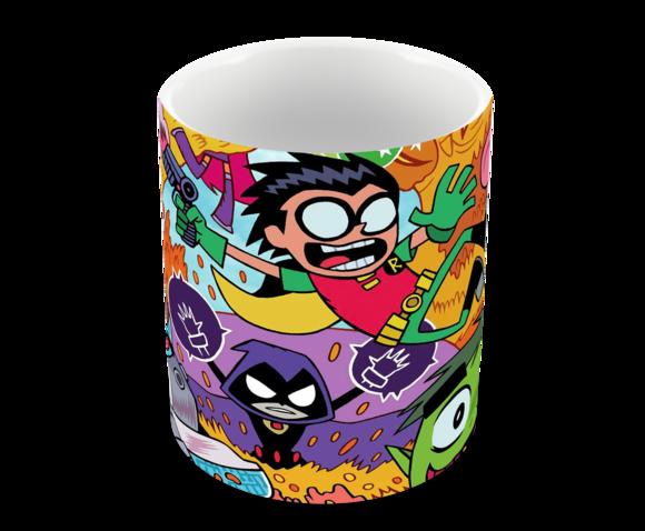 Caneca Polímero Teen Titans Go Personalizada