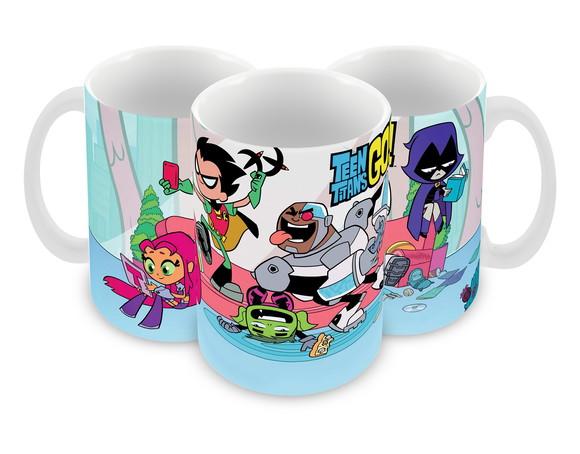 Caneca Polímero Teen Titans Go Personalizada
