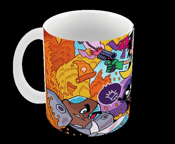 Caneca Polímero Teen Titans Go Personalizada
