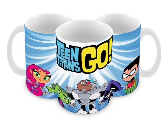 Caneca Polímero Teen Titans Go Personalizada