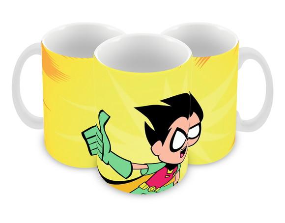 Caneca Polímero Teen Titans Go Personalizada