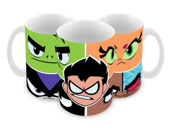 Caneca Polímero Teen Titans Go Personalizada