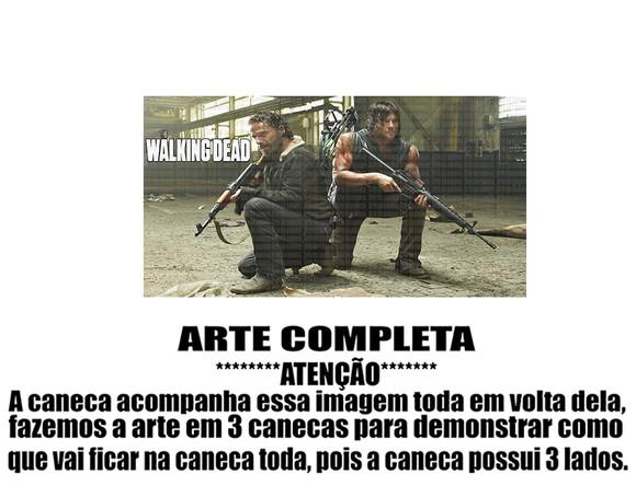 Caneca Polímero The Walking Dead Personalizada
