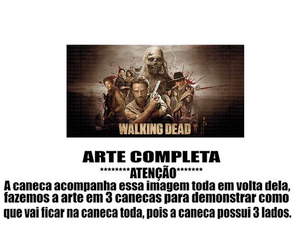 Caneca Polímero The Walking Dead Personalizada