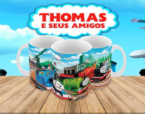 Caneca Polímero Thomas e Seus Amigos Personalizada