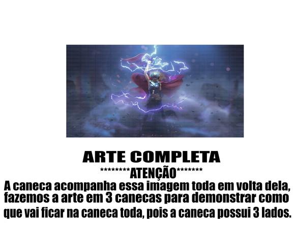 Caneca Polímero Thor Personalizada