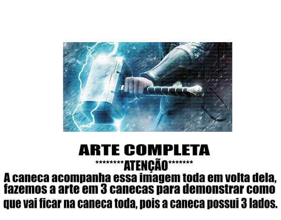 Caneca Polímero Thor Personalizada