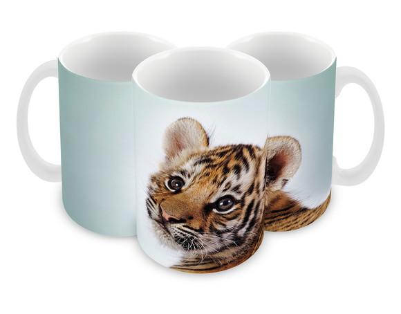 Caneca Polímero Tigre Personalizada