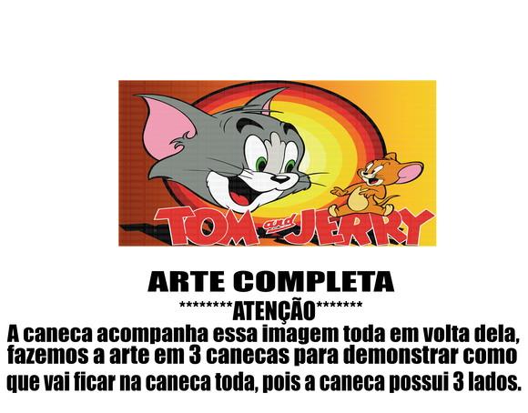 Caneca Polímero Tom e Jerry Personalizada