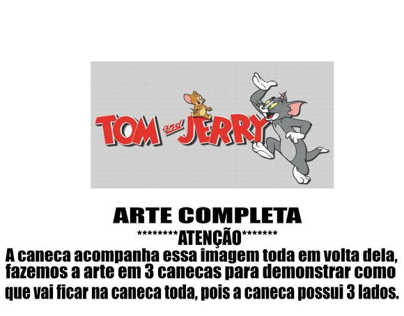 Caneca Polímero Tom e Jerry Personalizada