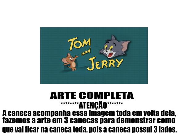 Caneca Polímero Tom e Jerry Personalizada