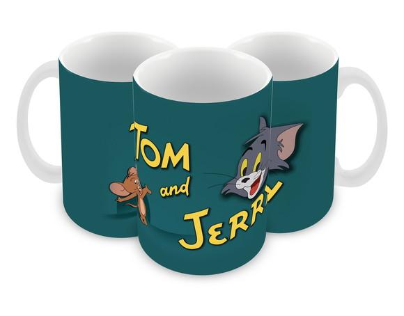 Caneca Polímero Tom e Jerry Personalizada