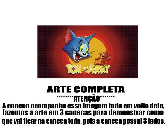 Caneca Polímero Tom e Jerry Personalizada