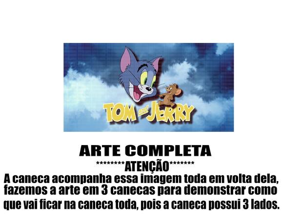 Caneca Polímero Tom e Jerry Personalizada