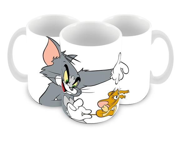 Caneca Polímero Tom e Jerry Personalizada