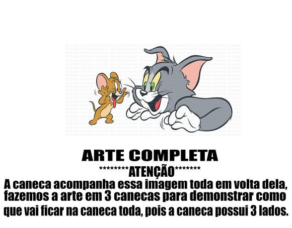 Caneca Polímero Tom e Jerry Personalizada