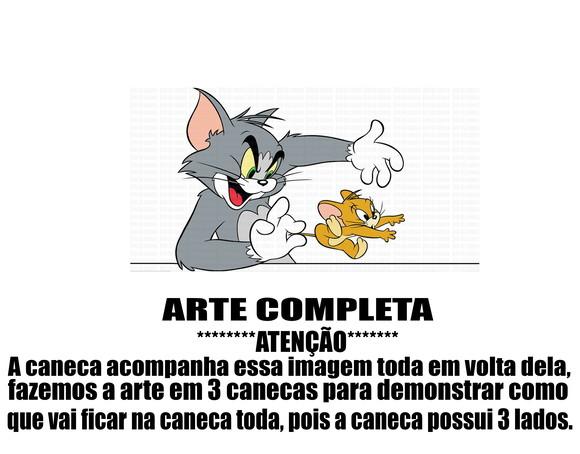 Caneca Polímero Tom e Jerry Personalizada