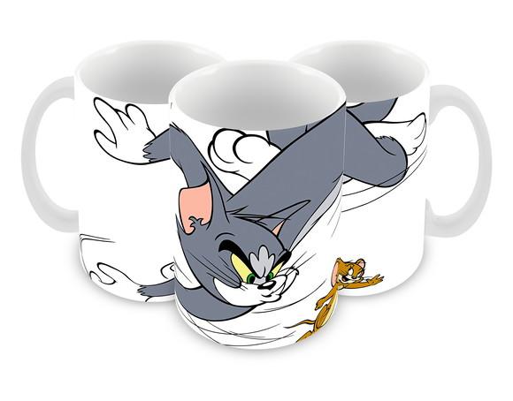 Caneca Polímero Tom e Jerry Personalizada