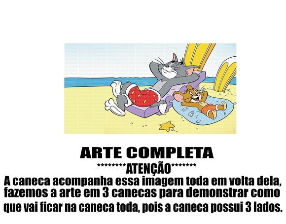 Caneca Polímero Tom e Jerry Personalizada