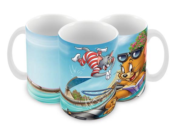 Caneca Polímero Tom e Jerry Personalizada