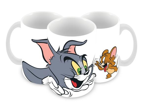 Caneca Polímero Tom e Jerry Personalizada