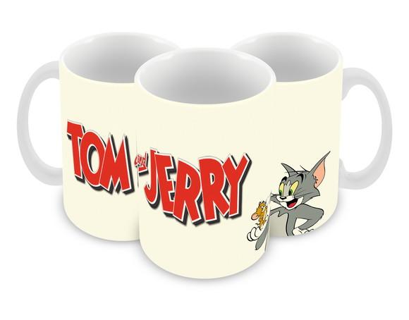 Caneca Polímero Tom e Jerry Personalizada