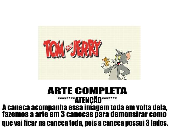 Caneca Polímero Tom e Jerry Personalizada