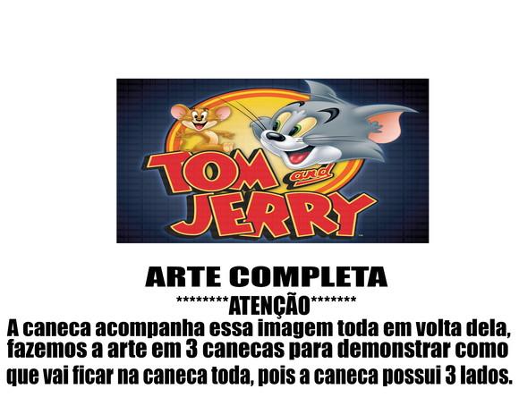 Caneca Polímero Tom e Jerry Personalizada