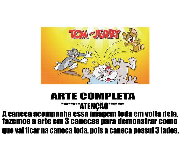 Caneca Polímero Tom e Jerry Personalizada