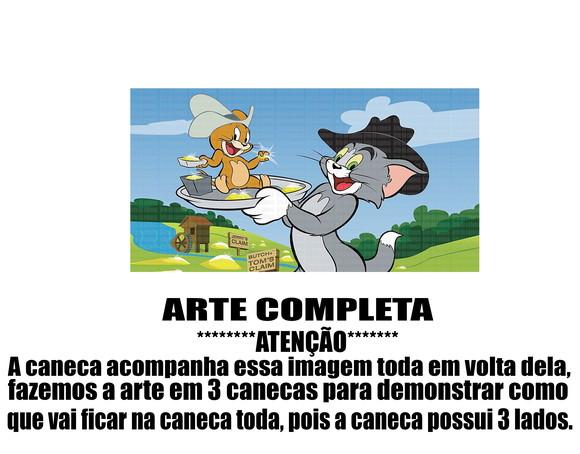 Caneca Polímero Tom e Jerry Personalizada