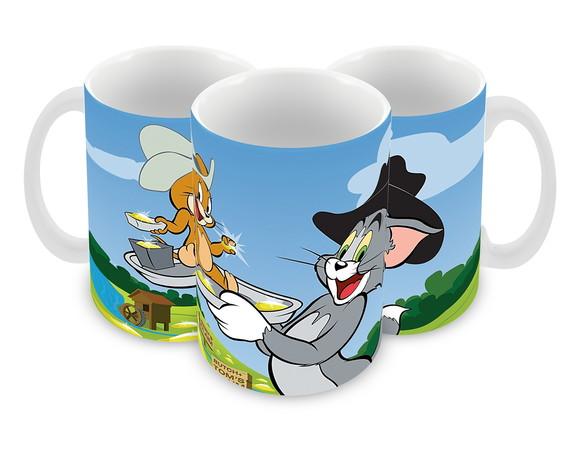 Caneca Polímero Tom e Jerry Personalizada