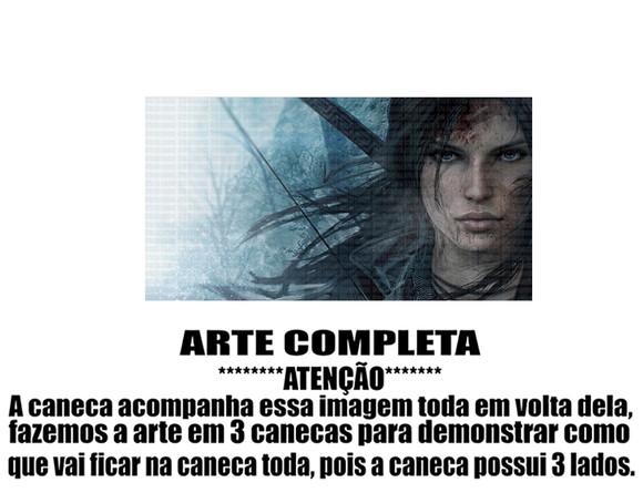 Caneca Polímero Tomb Raider Personalizada