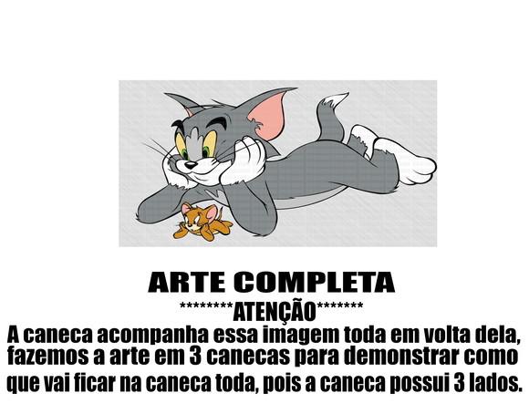 Caneca Polímero Tom e Jerry Personalizada