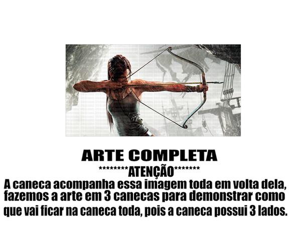 Caneca Polímero Tomb Raider Personalizada