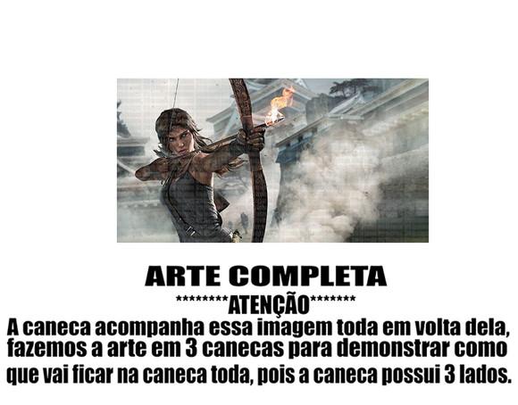 Caneca Polímero Tomb Raider Personalizada
