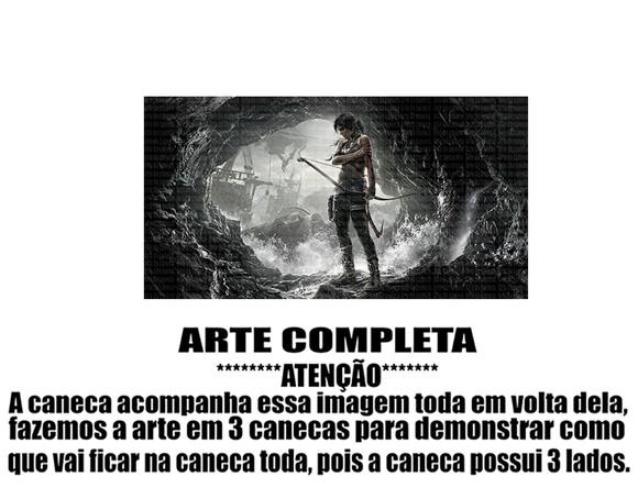 Caneca Polímero Tomb Raider Personalizada