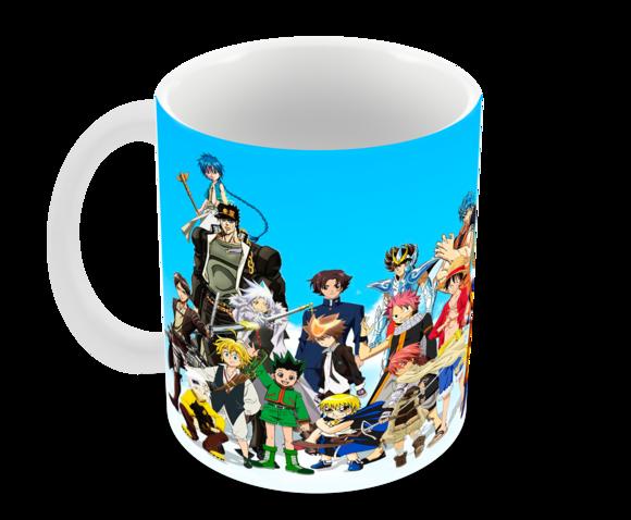 Caneca Polímero Top Animes Personalizada